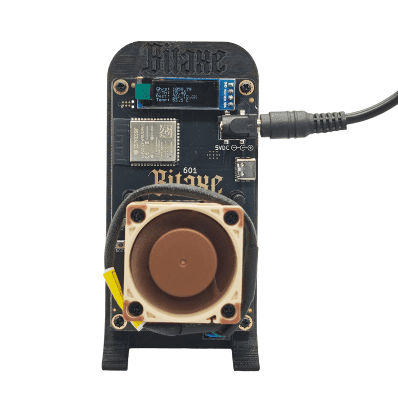 Bitaxe Gamma 601 Solo Lucky Miner Crypto Miners 1.2th/s BM1370 ASIC Chip 18W เปิดบ้าน Souce ใช้เครื่องลอตเตอรี