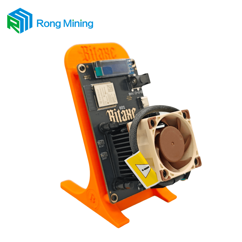 Bitaxe Gamma 601 Solo Miner 1.2th/s 18W BM1370 ASIC Chip จาก Antminer S21Pro พร้อมพัดลมเงียบและแหล่งจ่ายไฟ BTC Miner